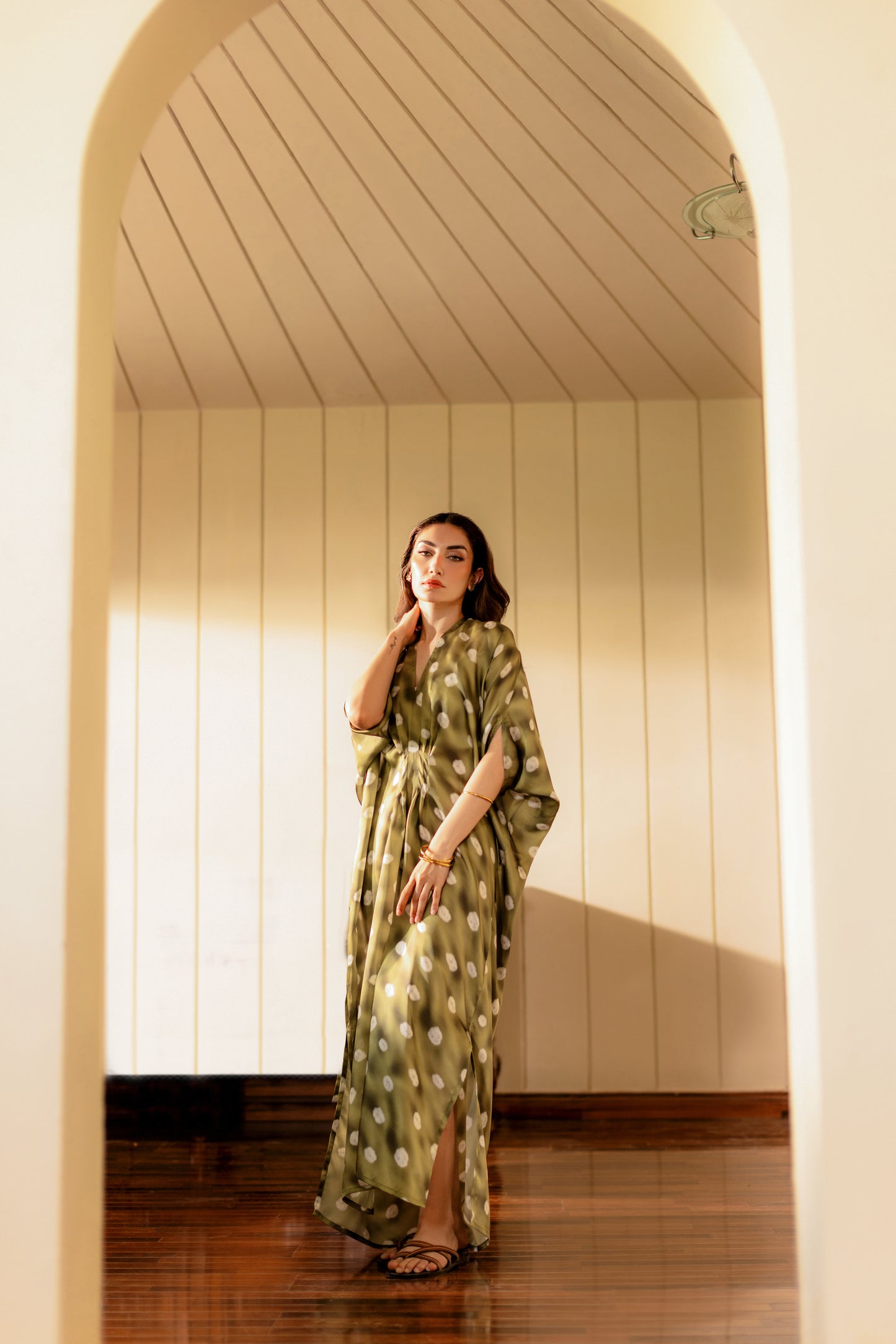 Moss Green Kaftan