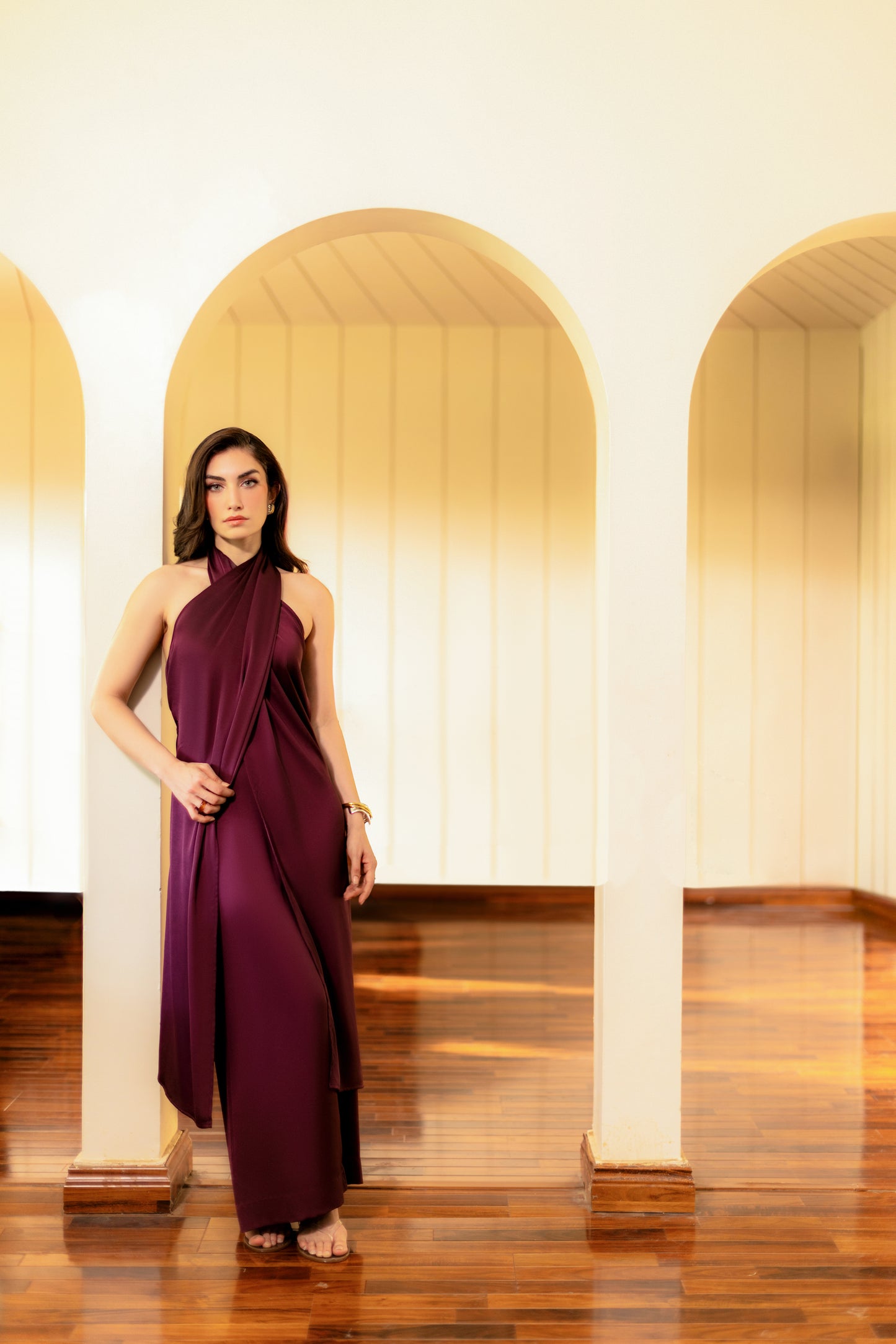 Plum Halter Set