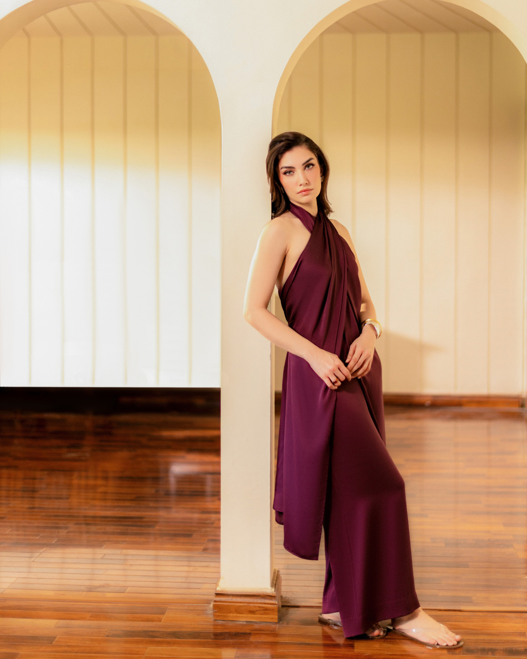 Plum Halter Set
